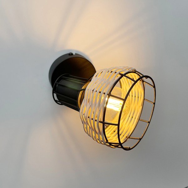 Lampada da parete nera Straw – Fischer & Honsel-image-1