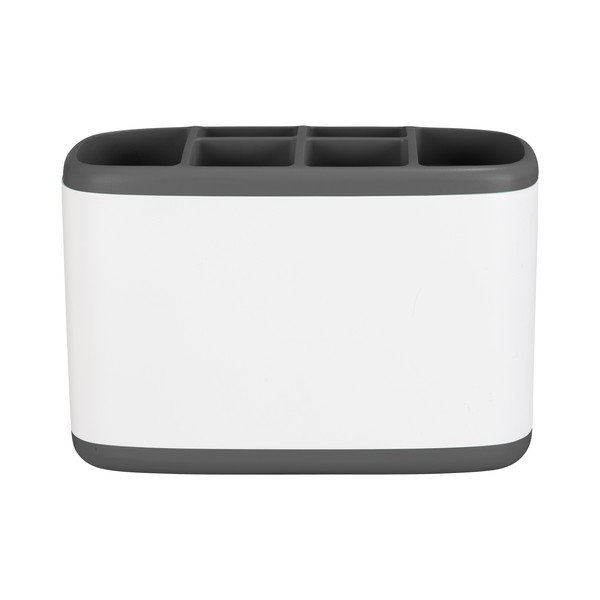 Organizer da bagno in plastica bianca per cosmetici Tarbes - Wenko-image-3