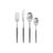 Posate grigio scuro/argentata in acciaio inox 16 pz Maxime – Blomus