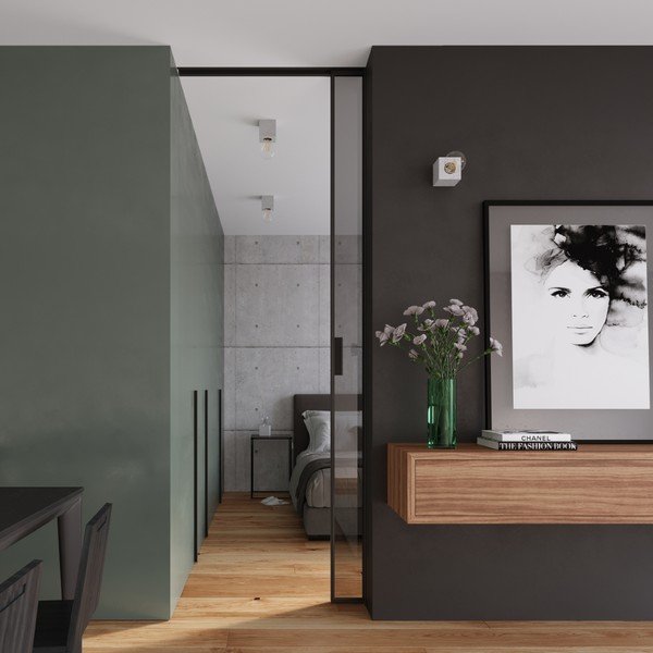 Lampada da soffitto grigia 10x10 cm Gabi - Sollux-image-1