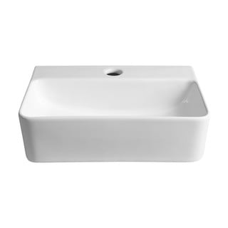 Lavabo bianco in ceramica 36x25 cm Gerda – Sapho