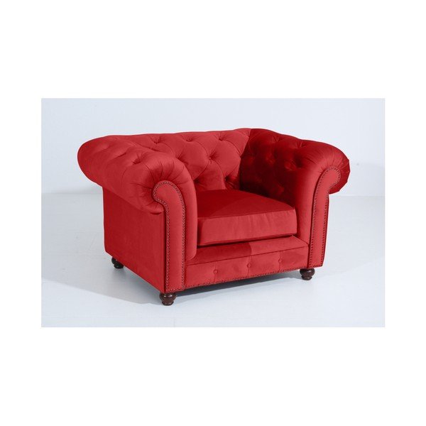 Poltrona rossa Orleans Velvet - Max Winzer-image-2