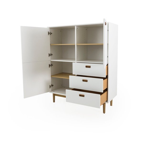 Cassettiera bianca 114x137 cm Svea - Tenzo-image-4