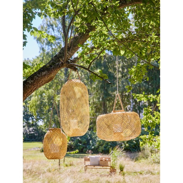 Lanterna in bambù 32 cm Musu - Bloomingville-image-1