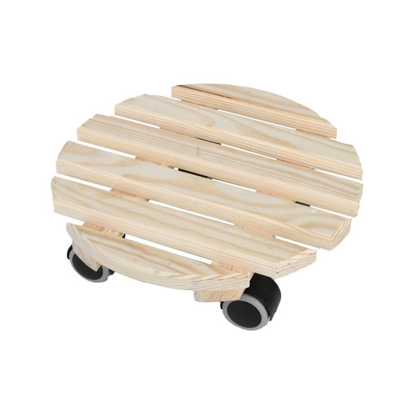 Tappeto mobile in legno per vasi, ø 28,7 cm - Esschert Design