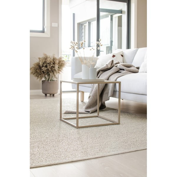 Passatoia da interno/esterno color crema 70x300 cm Mono Linen Vanilla – Pappelina-image-1