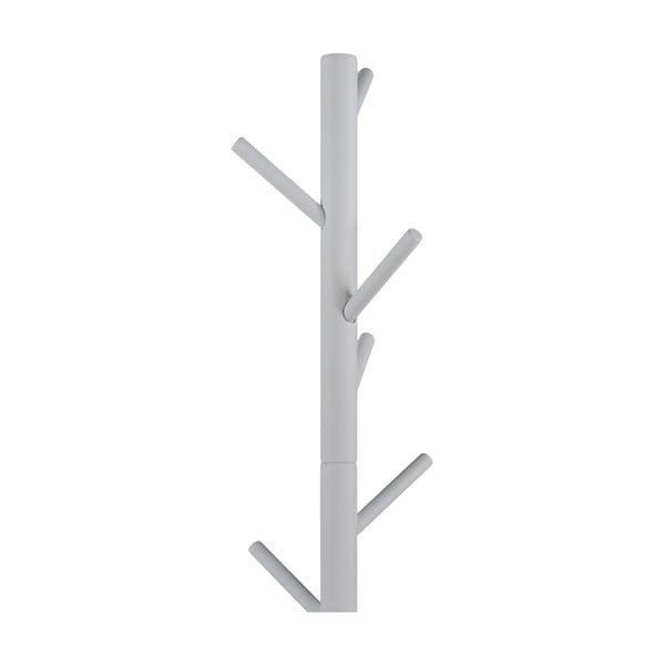 Appendiabiti bianco in legno di cauciù massiccio ø 36x170 cm Bro – Spinder Design-image-2