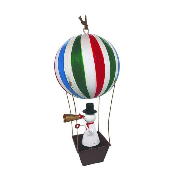 Decorazione natalizia appesa Snowman in Airballoon - G-Bork