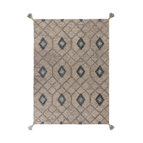 Tappeto in lana grigio 120x170 cm Diego - Flair Rugs