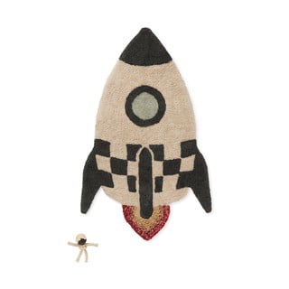 Tappeto da gioco per bambini in cotone 85x135 cm Rocket - Lorena Canals