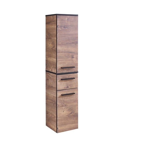 Mobile bagno basso marrone in rovere 30x72 cm Set 374 - Pelipal-image-4