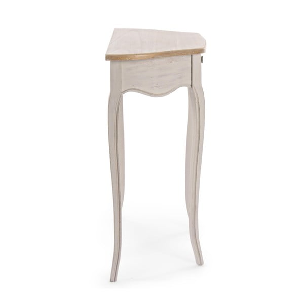 Tavolo consolle color crema 35x80 cm Clarisse – Bizzotto-image-3