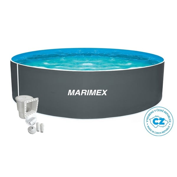 Piscina con struttura solida ø 305 cm profondità 91 cm Orlando - Marimex