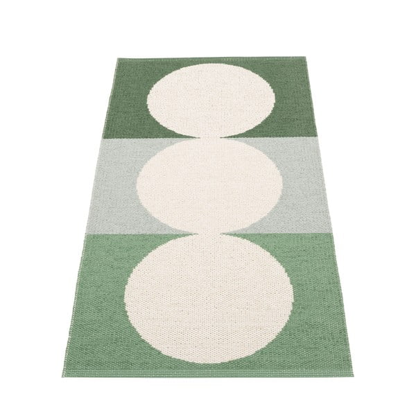 Tappeto da interno/esterno verde/color crema 70x140 cm Otto Herb – Pappelina-image-2