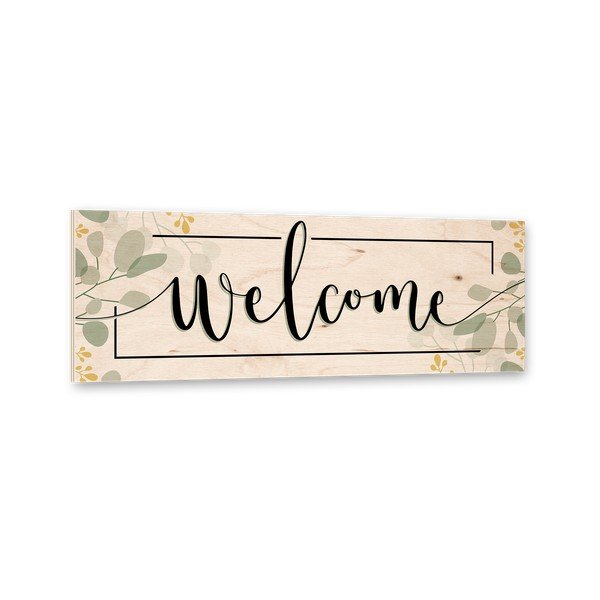 Decorazione murale Welcome, 25 x 70 cm - Styler-image-2