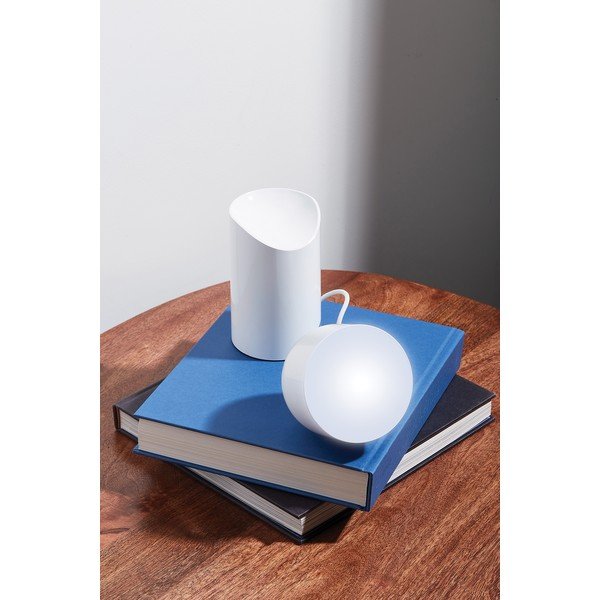 Lampada da tavolo a LED bianca (altezza 14 cm) Orbe - Lexon-image-2