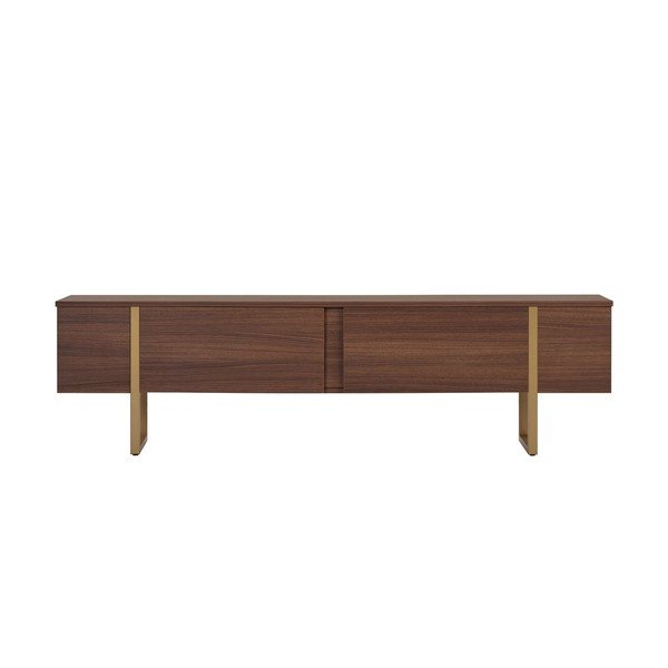 Mobile TV colore naturale scuro con effetto noce 180x50x30 cm Onera – Kalune Design-image-4