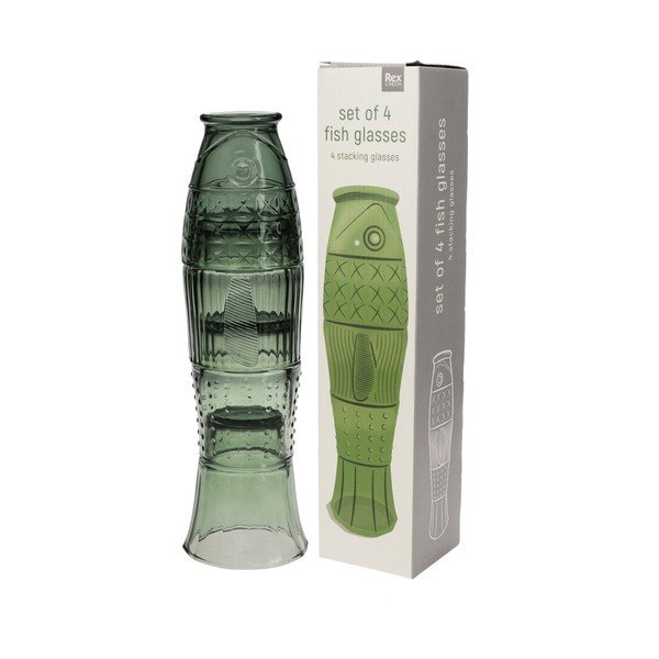 Set di bicchieri 4 pz Fish – Rex London-image-3