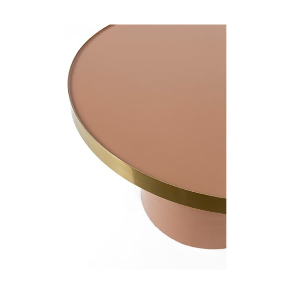 Tavolino rotondo in metallo ø 60 cm Glam – Zuiver-image-3