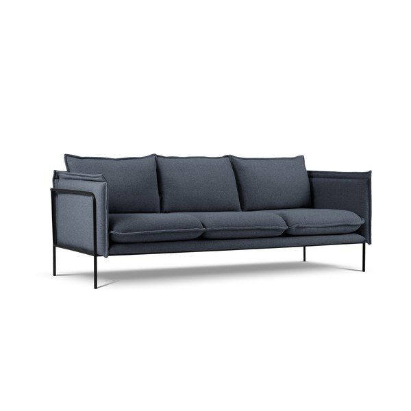 Divano blu scuro , 218 cm Andrea - Interieurs 86-image-1