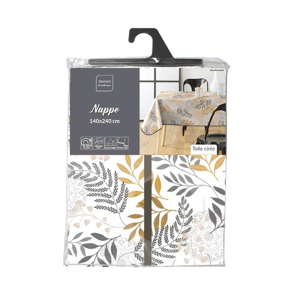 Tovaglia lavabile ø 160 cm Merveille - douceur d'intérieur-image-1