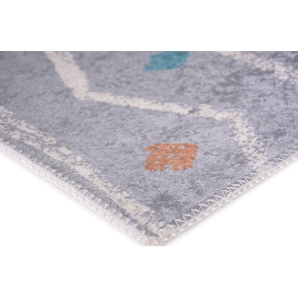 Runner lavabile grigio chiaro 80x200 cm - Vitaus-image-2