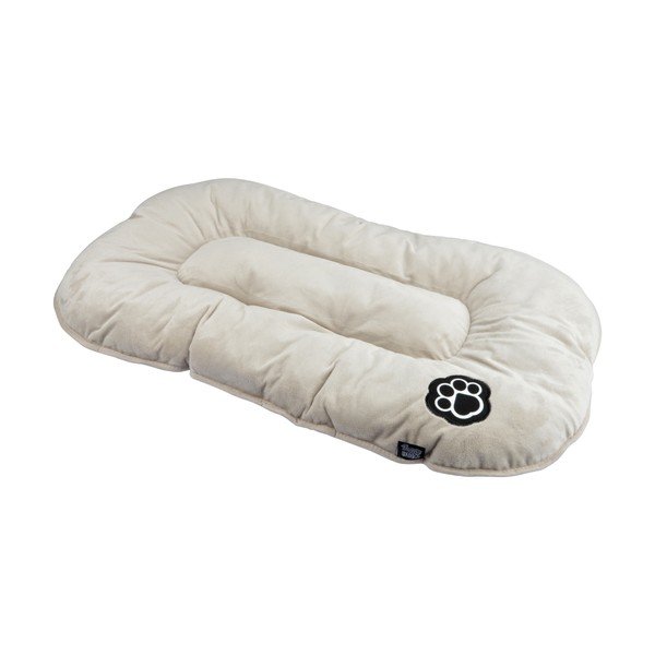 Cuccia beige in camoscio per cane 107x62 cm Flakes – Love Story-image-2