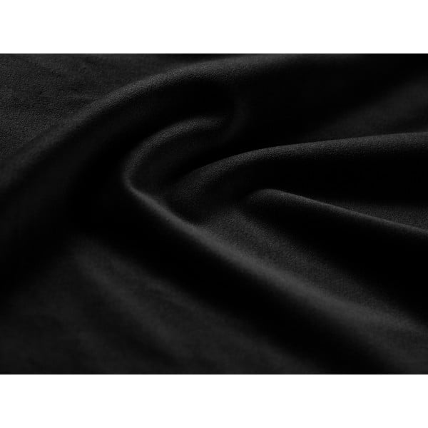 Poggiapiedi nero con rivestimento in velluto Kyoto – Cosmopolitan Design-image-4