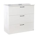 Cassettiera bassa bianca per bambini 98x91 cm Sylt - Roba