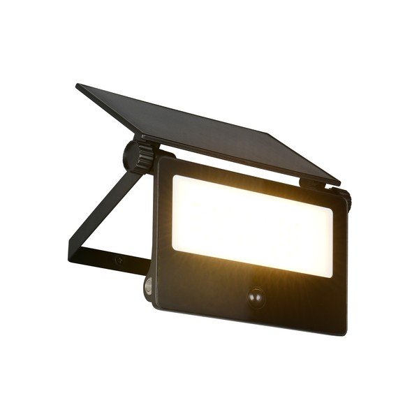 Illuminazione esterna LED con alimentazione a pannelli solari con sensore di movimento da parete (altezza totale 17,5 cm) Moura – Reality