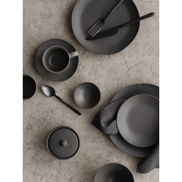 Posate nera in acciaio inox 16 pz Stella – Blomus-image-1