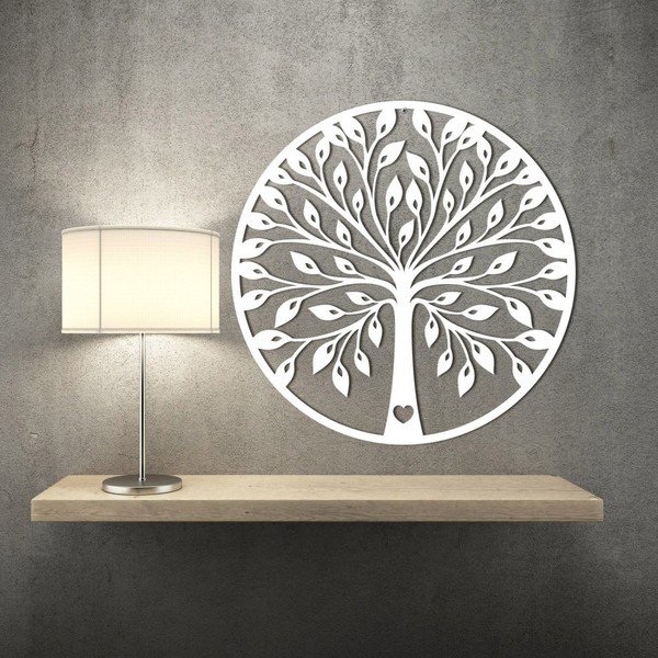 Albero di decorazione murale bianco - Evila Originals-image-2