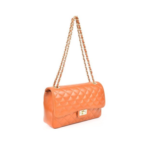 Koňakově hnědá kožená kabelka Isabella Rhea Swift Cognac-image-4