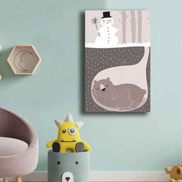 Quadro per bambini 45x70 cm Winter - Wallity-image-1