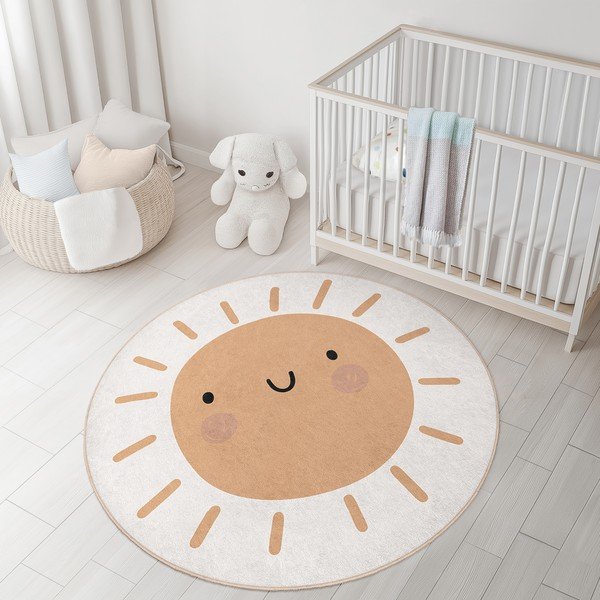 Tappeto per bambini lavabile ø120 cm Sunny World – Mila Home-image-2