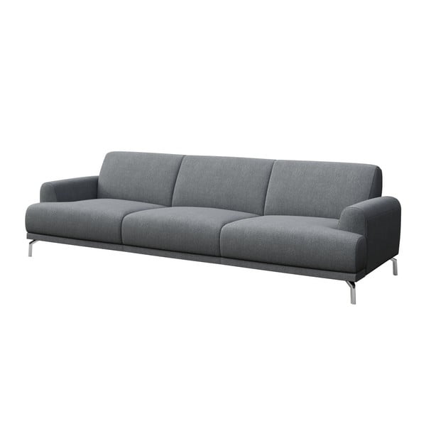 Divano grigio chiaro , 240 cm Puzo - MESONICA-image-2