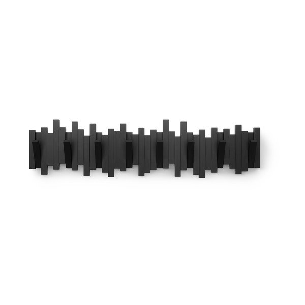 Attaccapanni da parete nero in plastica 72 cm Sticks – Umbra