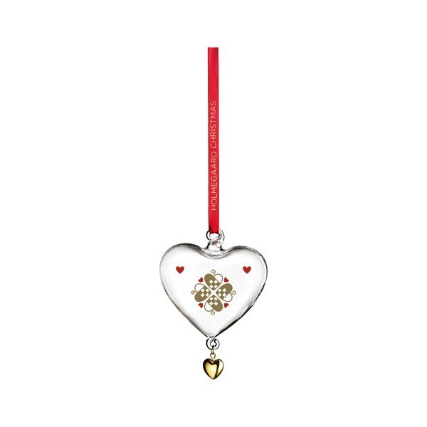 Decorazione per albero di natale in vetro soffiata a mano 7 cm Ann-Sofi Romme – Holmegaard