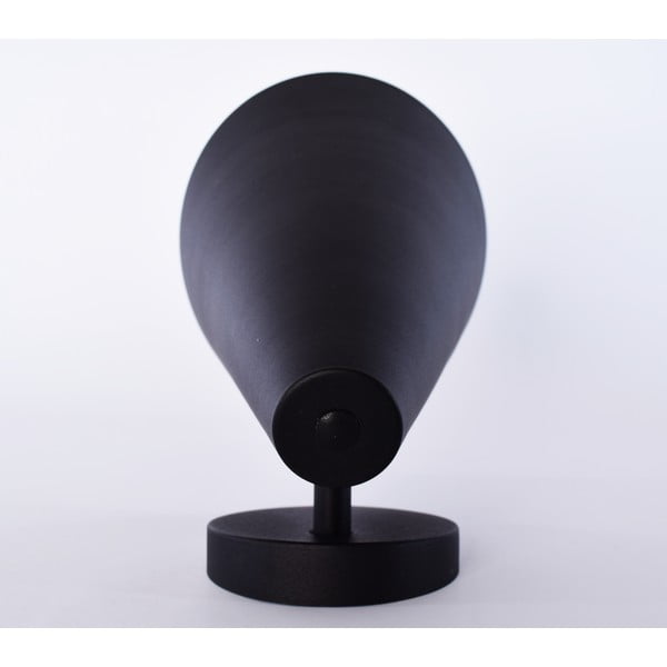 Lampada da parete nera, altezza 16 cm Lisboa - SULION-image-2