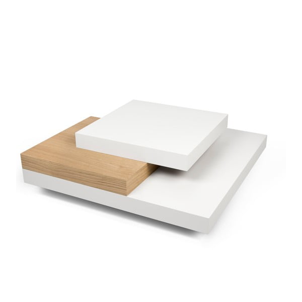 Tavolino bianco 90x90 cm Slate - TemaHome-image-2