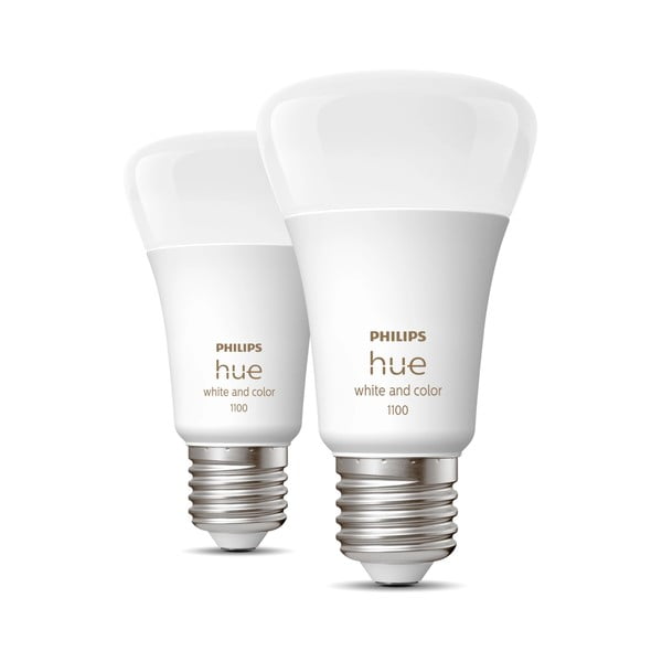 Lampadine smart a LED in set da 2 E27, 11 W White and color ambiance - Philips Hue