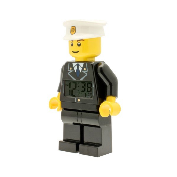 Hodiny s budíkem LEGO® City Policeman-image-1