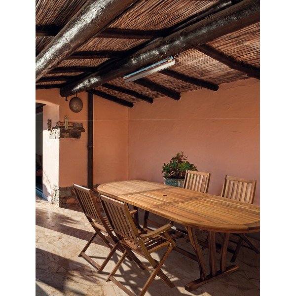 Tavolo da pranzo da giardino in acacia massiccia 90x150 cm Noemi  – Bizzotto-image-1