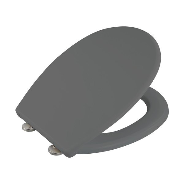 Sedile del WC in acciaio inox grigio Vorno - Wenko-image-2
