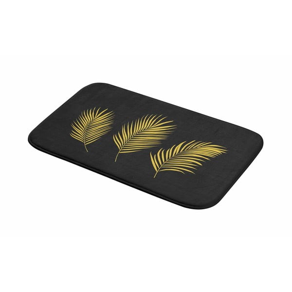 Tappetino per il bagno nero e dorato 45x75 cm Orbella – douceur d'intérieur-image-4