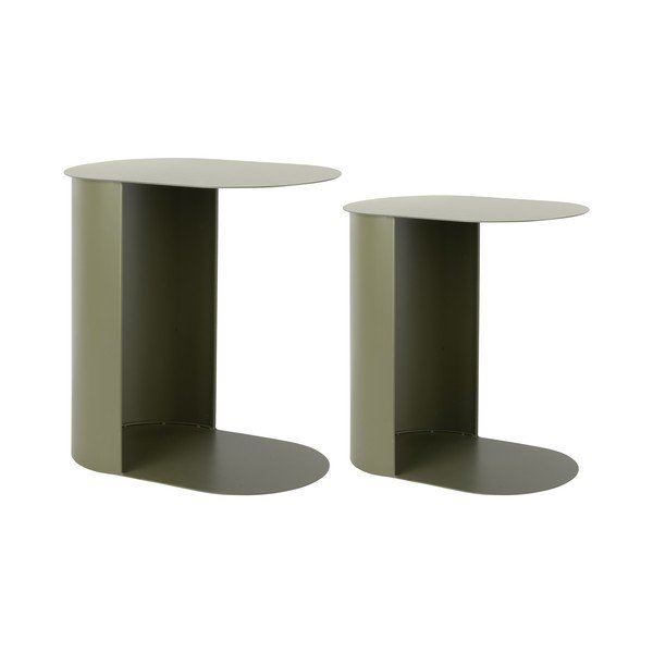 Tavolino in metallo Riqueza Oval – Leitmotiv