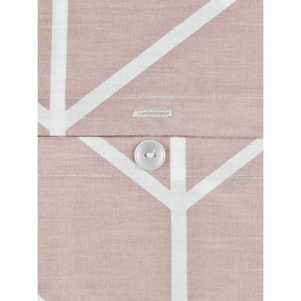 Biancheria da letto singola in cotone rosa by46 , 155 x 220 cm Mirja - Westwing Collection-image-3