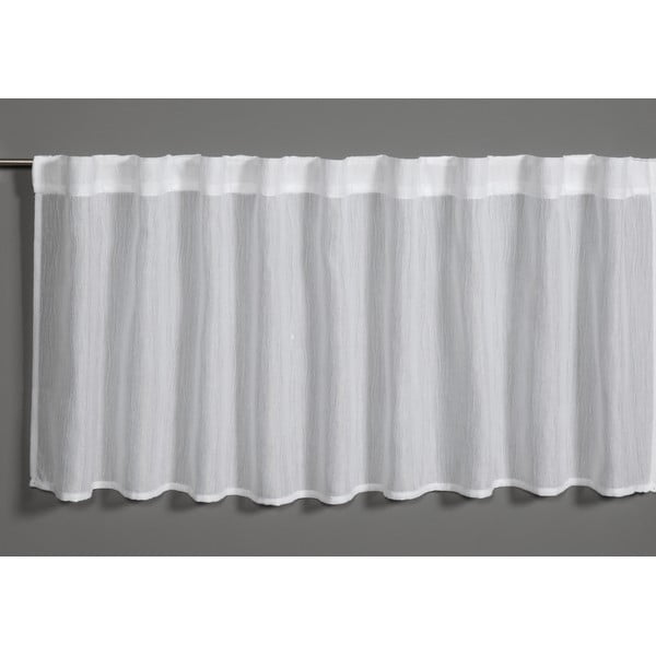 Tenda bianca 45x140 cm Jacquard-Voile - Gardinia