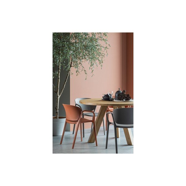 Sedia da giardino grigia Billie - WOOOD-image-1