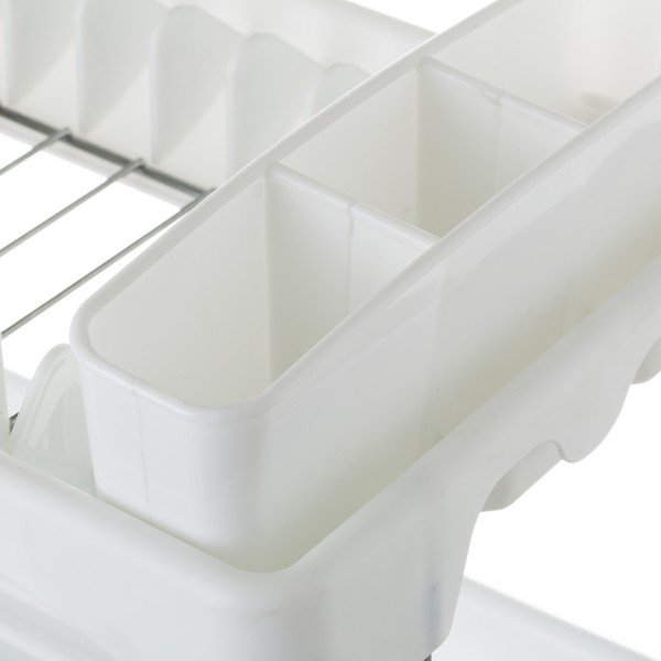 Scolapiatti Unimasa bianco a due livelli, 42 x 31,2 cm - Casa Selección-image-3